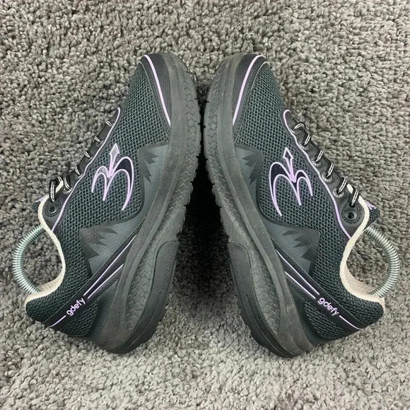 Gdefy Gravity Defyer Mighty Walk Shoes Womens Sz 9.5 Black Verso Shock Athletic - Picture 4 of 8